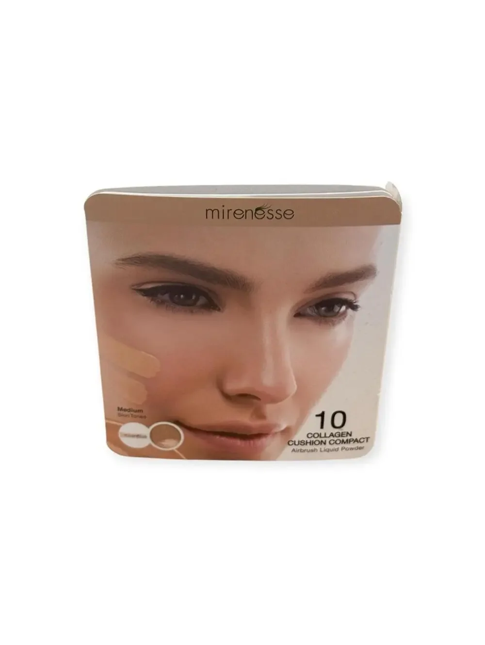 new Mirenesse 𖦹 10 collagen cushion airbrush liquid powder 𖦹 foundation blush